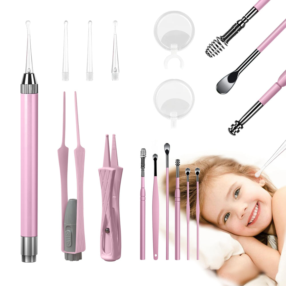 BELLESHOW LED ear scoop with bright illumination for precise cleaning
