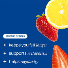 Prepared Belli Welli Strawberry Lemonade in a glass ready to enjoy