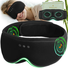 BeMyLady 3D bamboo sleep mask front view blocks light for deep rest