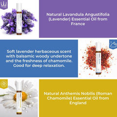 Benatu Lavender roll-on bottle delivering a calming aroma