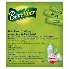 Benefiber wheat dextrin ingredient label highlights prebiotic fiber benefits