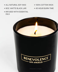 Benevolence LA Bergamot Jasmine candle gift box ready for gifting