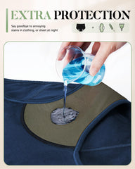 Benirap leakproof layer inside detail reveals absorbent core and stain resistance.