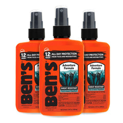 Ben's Adventure Formula bottle pour for easy one-handed application.