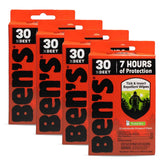 Ben's Tick & Insect Repellent Wipes packaging close-up with DEET for outdoor protection