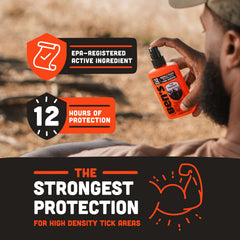 Ben's Tick Repellent bottle highlights 20% Picaridin for strong bite protection.