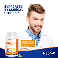 BergaMet Citrus Bergamot extract visual, emphasizes 170:1 potency.