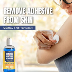 Close-up of Berkland Sting-Free label highlighting USA-made packaging and caregiver-friendly design.