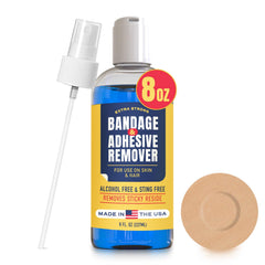 Berkland Sting-Free remover bottle front view for gentle adhesive removal on sensitive skin.