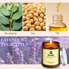 Bersiler soy wax candle packaging—natural ingredients for a clean burn.