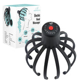 BERVASTO head massager front view with three modes for personalized relaxation.