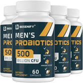 Besenify Probiotics for Men bottle pour supports daily gut balance on the go.