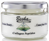 BESHA INC Verisol collagen bottle on counter, potential skin support.