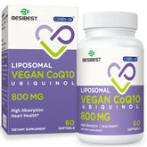 Besibest Liposomal Ubiquinol CoQ10 800 mg softgel front view for energy support