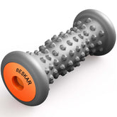 BESKAR Foot Massager Roller targets plantar fasciitis with deep-tissue acupressure for daily relief.