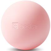 BESKAR massage lacrosse ball in pink for self myofascial release and muscle relief.