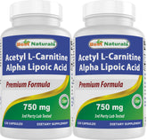 Best Naturals acetyl L-carnitine capsule high-potency energy support