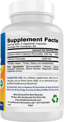 Best Naturals label confirms third-party lab testing for purity and quality.