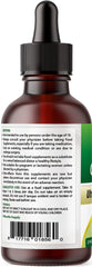 Glass bottle on kitchen counter displaying purity and no artificial additives.