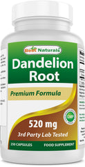 Best Naturals Dandelion Root bottle front for daily wellness routine