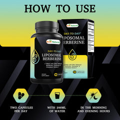 Best Naturals Liposomal Berberine bottle with Bioperine and vegetarian capsules.