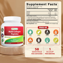Best Naturals powder scoop dissolving smoothly in water for easy mixability
