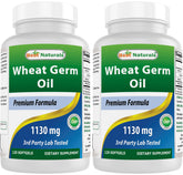 Best Naturals Wheat Germ Oil bottle front may support healthy skin and overall wellness.