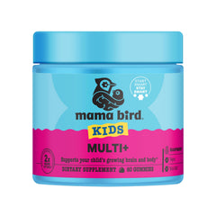 Best Nest Wellness Multi Plus Gummies raspberry bottle for kids.