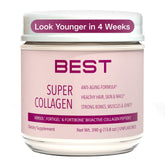 BEST Supplements VERISOL bottle pour demonstrates easy daily use for skin support.