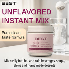 BEST Supplements VERISOL scoop highlights convenient 30-day supply for consistent results.
