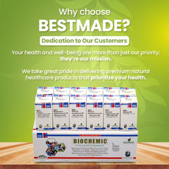 Bestmade close-up of the 12 distinct tissue salt remedies in the kit.