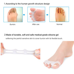 Bestrice ergonomic curved design toe stretchers adapt to foot anatomy for comfort.