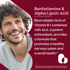 BestVITE benfotiamine-ala capsules shown for convenient vegan routine
