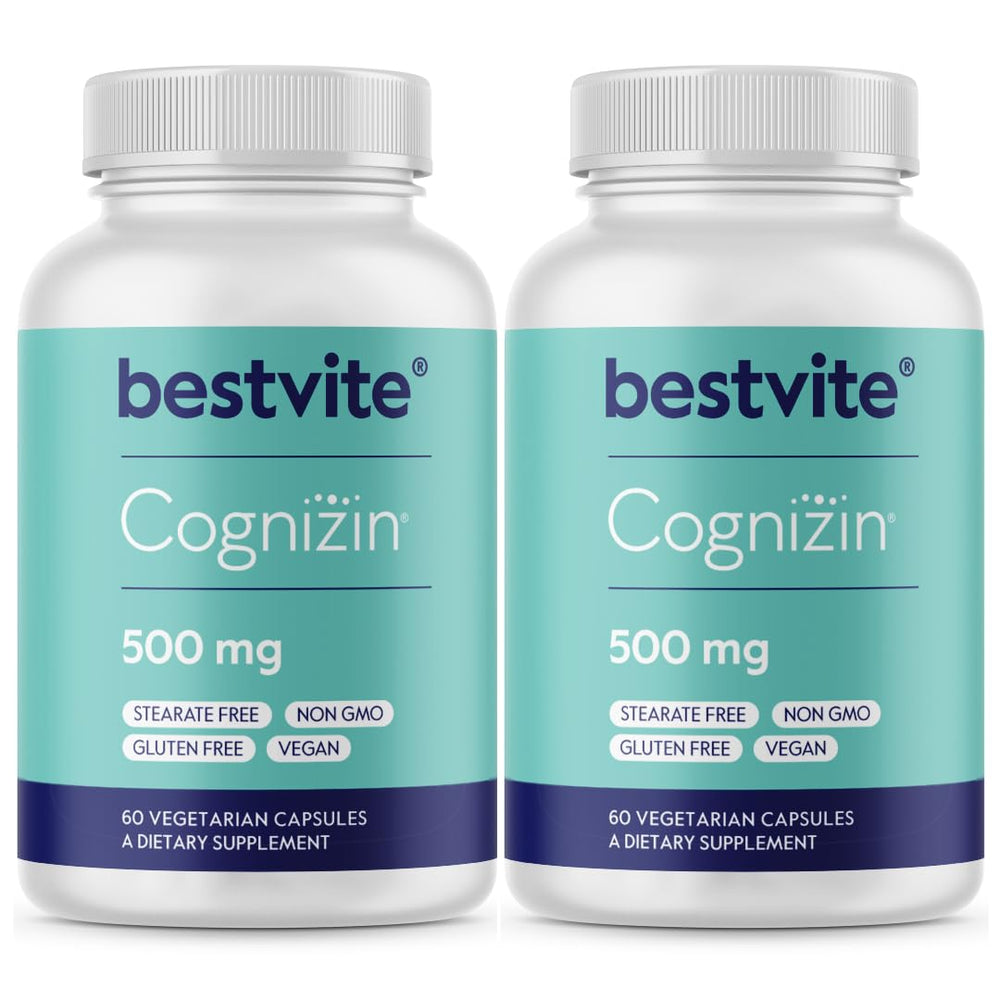 BESTVITE Cognizin capsules front view emphasizing memory support.