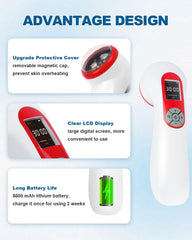 Pulse mode and continuous mode for flexible therapy sessions.