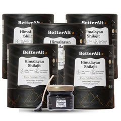 Better Alt Pure Himalayan Shilajit resin pack with gold grade formula for energy support.