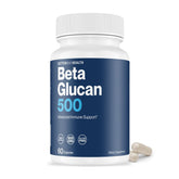 Better Way Health Beta Glucan 500 bottle front view suggests immune support potential.