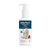 BetterYou Magnesium Sleep Lotion bottle shown for kids, supporting a calming bedtime routine.