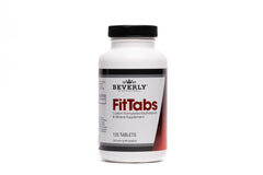 Beverly International FitTabs bottle front view for daily energy and metabolism.