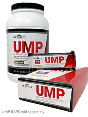 UMP chocolate scoop illustrating versatile mix for shakes and meals