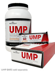 UMP protein powder shaker with Graham Cracker flavor for post-workout nutrition.