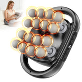 Beyn new 16-head massage gun with 16 gray heads for full-body relief at home