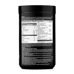 Close-up of beta-alanine and creatine ingredients offering fatigue resistance and strength support.