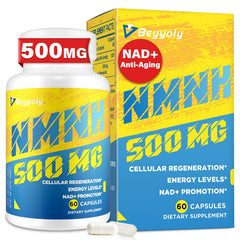 Beyyoly NMNH bottle front for daily wellness and easy supplementation