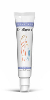 Bezwecken OstaDerm-V crème bottle front view highlighting a gentle, alcohol-free formula.