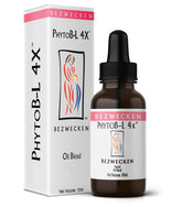 Bezwecken PhytoB-L 4x topical oil bottle ready for convenient on-skin application.
