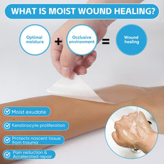 BFEJAY hydrocolloid roll with self-adhesive, residue-free removal.