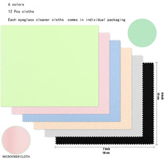 BHCCYS paño amarillo para anteojos, ideal para lentes y cámaras