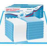 BIGGMED tear-resistant bed pad 36x36 protects beds with reinforced waterproof backing.