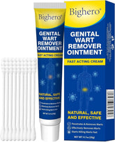 Bighero Wart Fast Acting Cream tube front shows strong wart care formula
